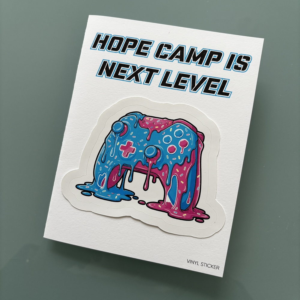 STICKER FOLDED NOTECARD-DRIPPY CONTROLLER